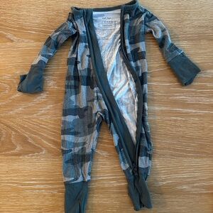 Little Sleepies Camo Zippy